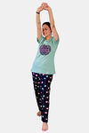 Sweetmoon Plus Size Loungewear - Green — thumbnail 4